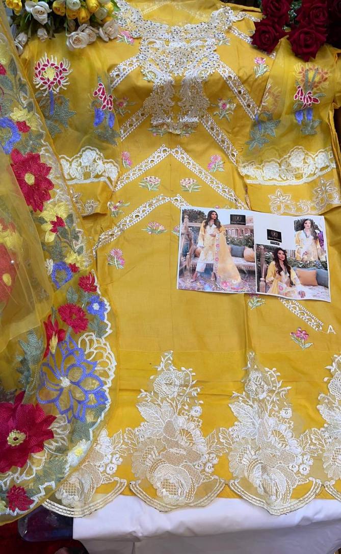 Ziaaz designs 7776 Latest Designer Fancy Festive Wear Cotton Dress Material Collection 